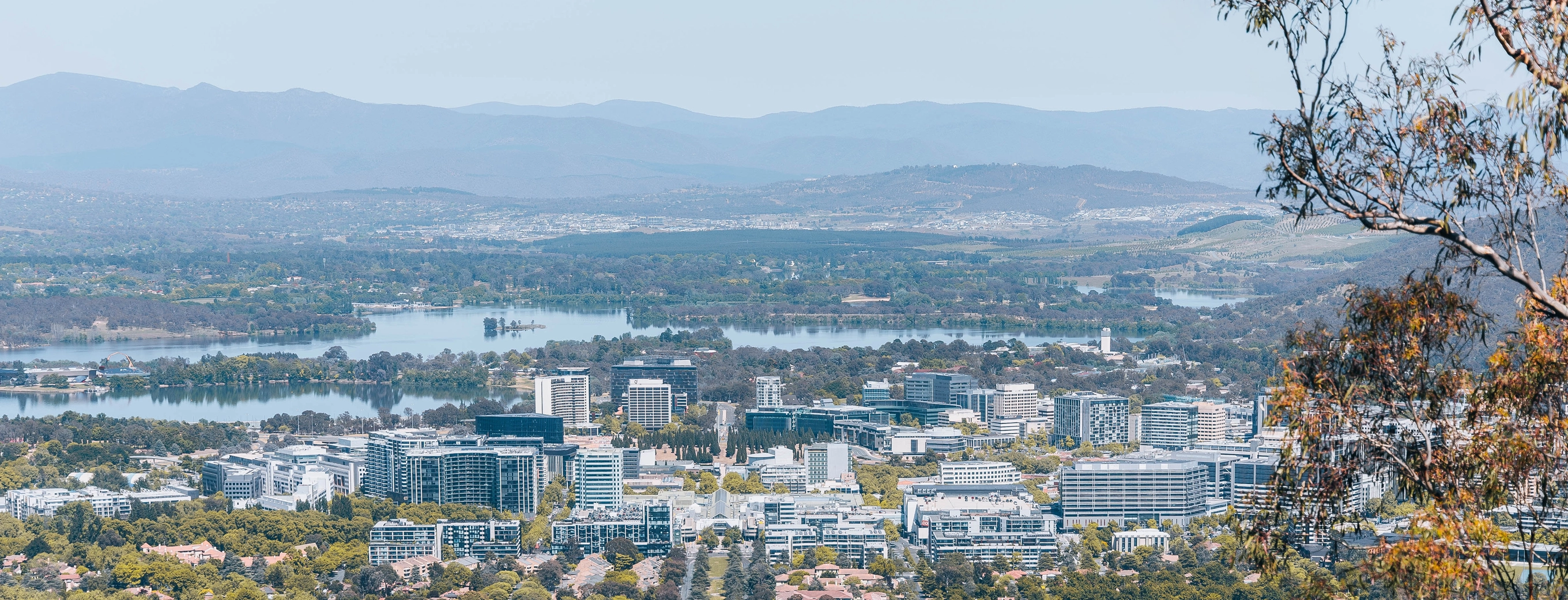 Scenic view of Canberra