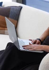 Civium client on laptop