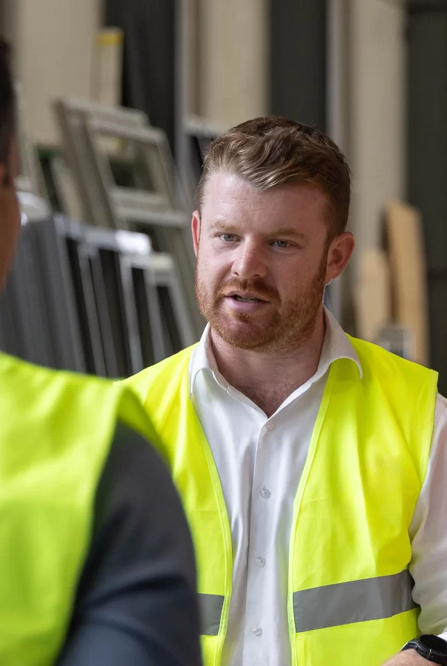 Civium maintenance manager speaking with client