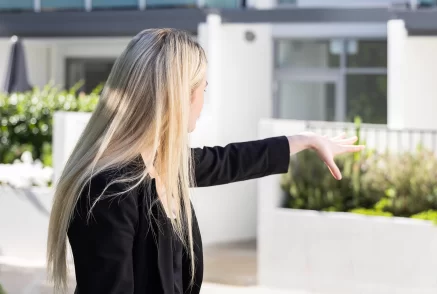 Civium staff member at strata building